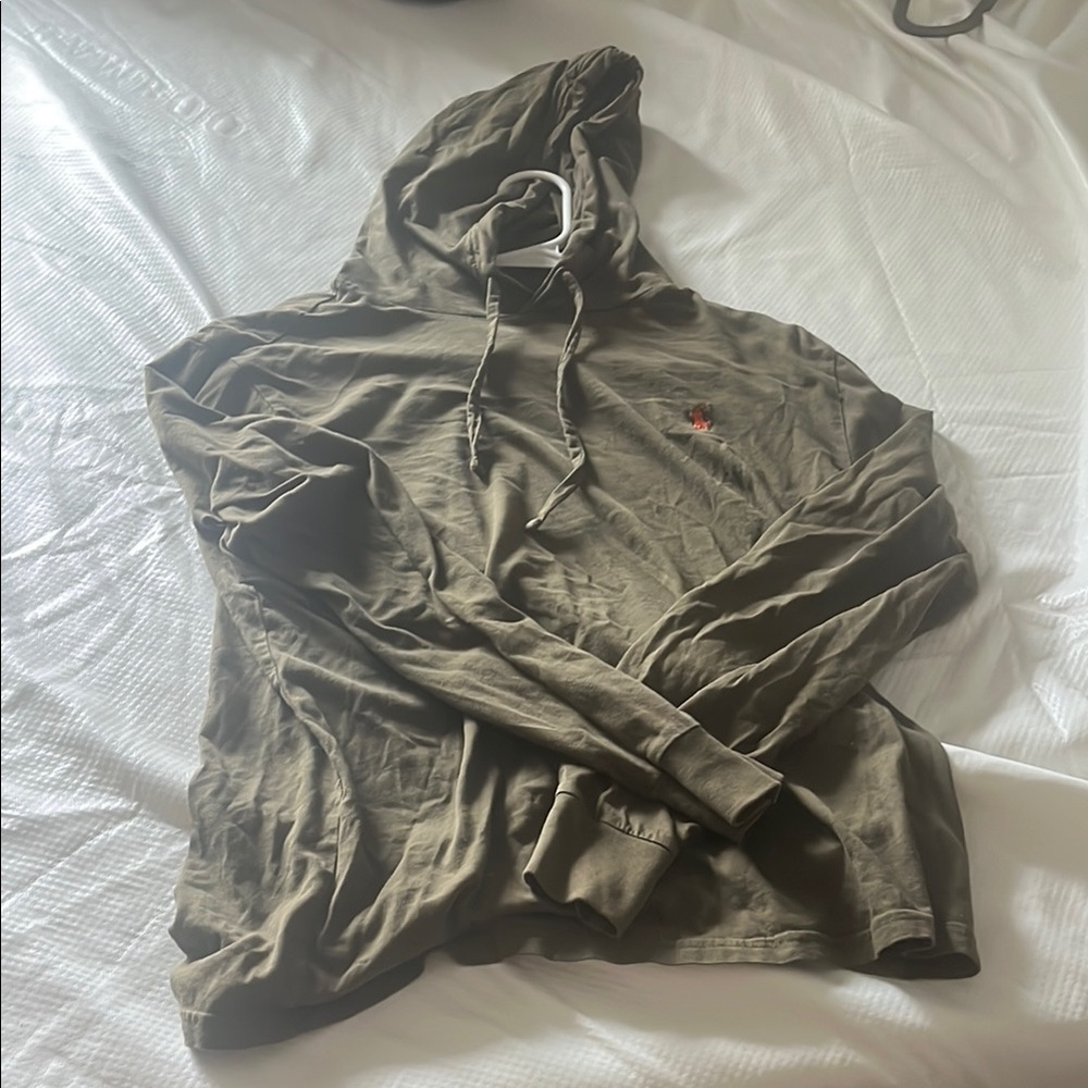 Ralph Lauren polo men’s long sleeve hooded t shirt size medium